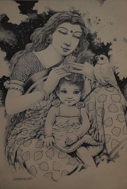 "Mother And Child 1" - ArtRekha