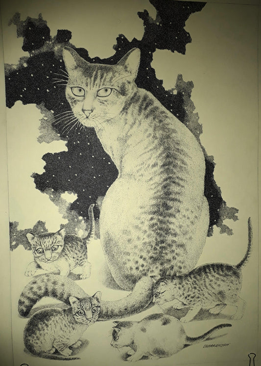 "Mother Cat" - ArtRekha