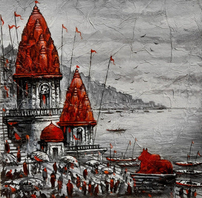 "Varanasi Ghats" - ArtRekha