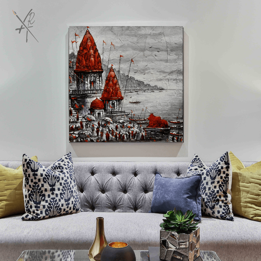 "Varanasi Ghats" - ArtRekha